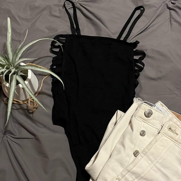 Forever 21 Side Slit Body Suite - Picture 1 of 2